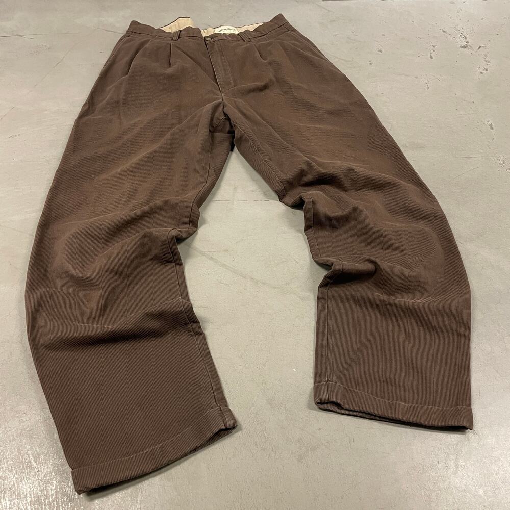 vintage 90s textured Eddie Bauer baggy dress pants 36x34